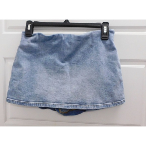 Alice + Olivia Mace Mini Skort in Amelia Blue sz 26 - Picture 1 of 5